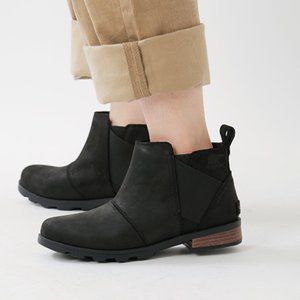 Sorel Emelie Chelsea Boots Black